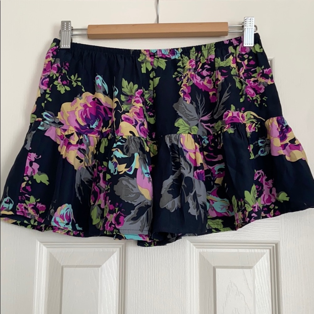 Eight Sixty Mini silk skirt